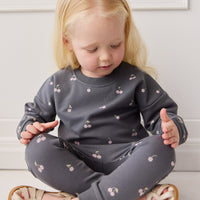 Organic Cotton Morgan Track Pant - Cherry Love Lava Childrens Pant from Jamie Kay USA