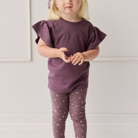 Pima Cotton Leah Top - Blackberry Childrens Top from Jamie Kay USA