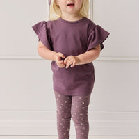 Pima Cotton Leah Top - Blackberry Childrens Top from Jamie Kay USA