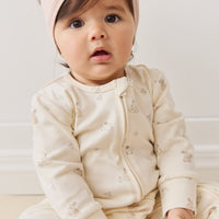 Organic Cotton Reese Zip Onepiece - Pennys Baby Friends Childrens Pyjama from Jamie Kay USA