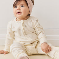 Organic Cotton Reese Zip Onepiece - Pennys Baby Friends Childrens Pyjama from Jamie Kay USA