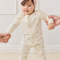 Organic Cotton Reese Zip Onepiece - Pennys Baby Friends Childrens Pyjama from Jamie Kay USA