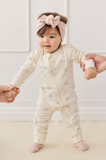 Organic Cotton Reese Zip Onepiece - Pennys Baby Friends Childrens Pyjama from Jamie Kay USA