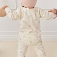 Organic Cotton Reese Zip Onepiece - Pennys Baby Friends Childrens Pyjama from Jamie Kay USA