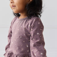 Organic Cotton Bailey Top - Goldie Huckleberry Large Childrens Top from Jamie Kay USA