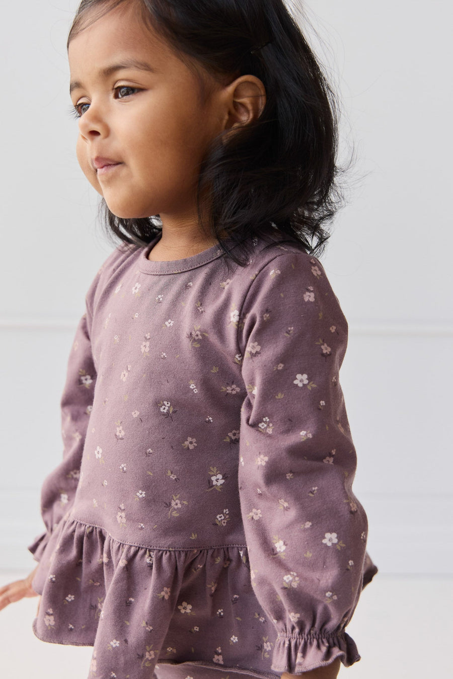 Organic Cotton Bailey Top - Goldie Huckleberry Large Childrens Top from Jamie Kay USA