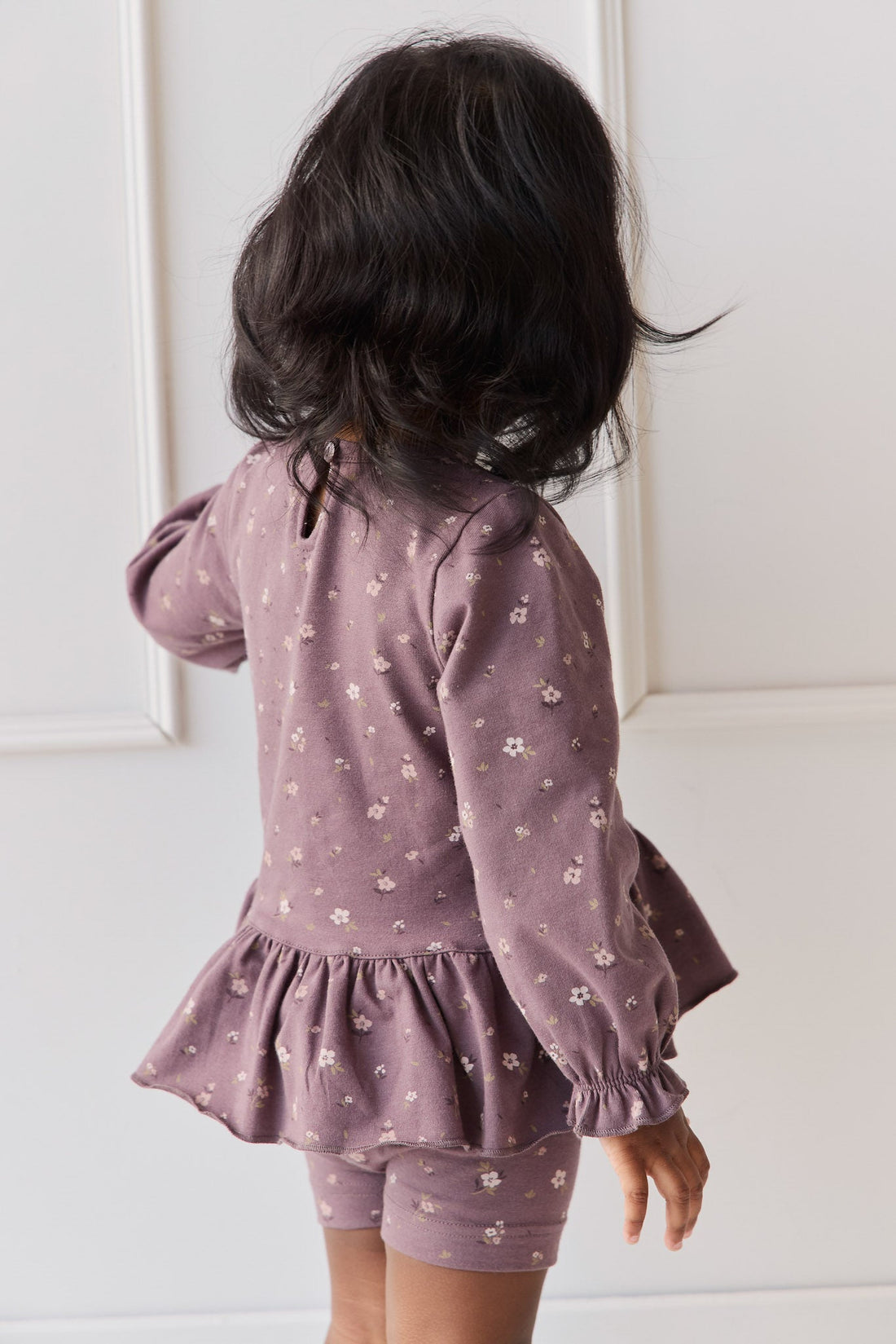 Organic Cotton Bailey Top - Goldie Huckleberry Large Childrens Top from Jamie Kay USA