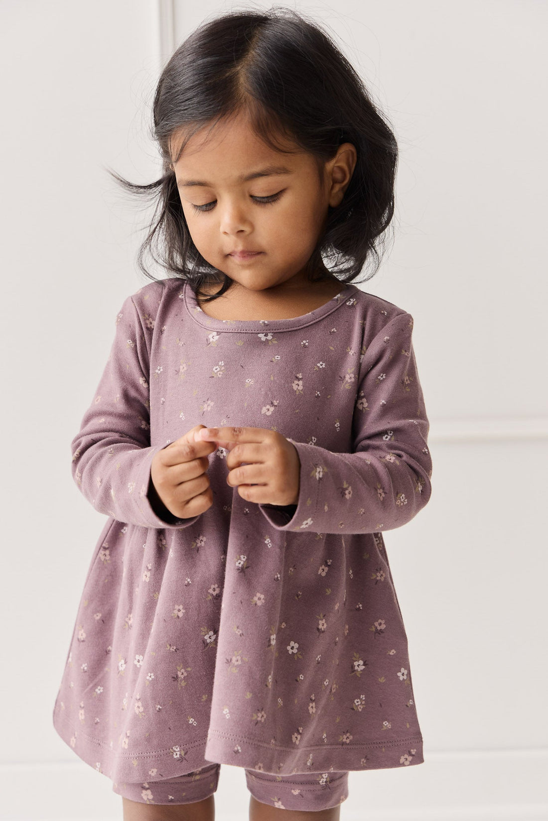 Organic Cotton Sage Top - Goldie Huckleberry Large Childrens Top from Jamie Kay USA