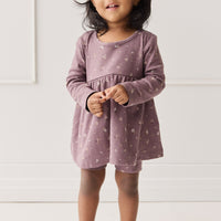 Organic Cotton Sage Top - Goldie Huckleberry Large Childrens Top from Jamie Kay USA