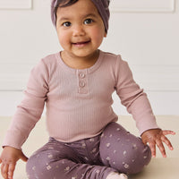 Organic Cotton Headband - Goldie Huckleberry Large Childrens Headband from Jamie Kay USA