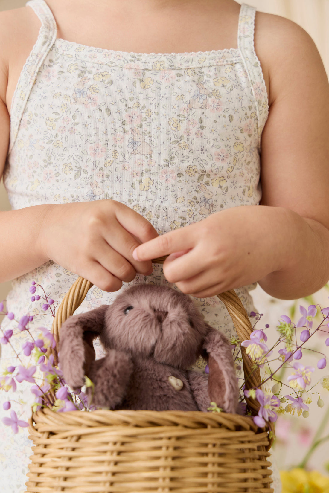 Organic Cotton Jude Singlet Pyjama Set-Cottage Garden Childrens Pyjamas from Jamie Kay USA