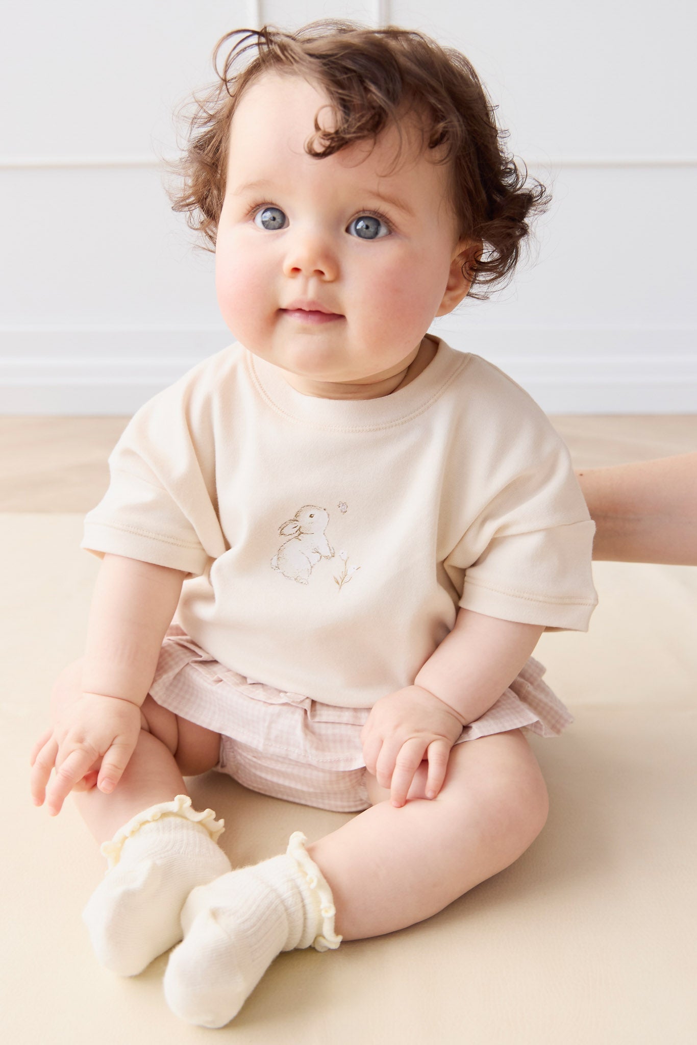 Pima Cotton Mimi Top Cloud Carissa Jamie Kay USA Pima cotton mimi top cloud carissa jamie kay usa
