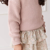 Leon Jumper - Shell Pink Childrens Jumper from Jamie Kay USA