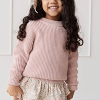 Leon Jumper - Shell Pink Childrens Jumper from Jamie Kay USA