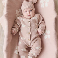 Camille Onepiece - Frankie Knit Rose Childrens Onepiece from Jamie Kay USA