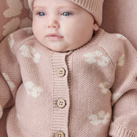 Camille Onepiece - Frankie Knit Rose Childrens Onepiece from Jamie Kay USA