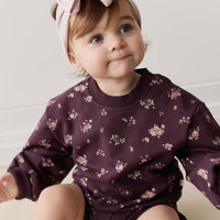 Organic Cotton Penny Sweat - Petite Fleur Childrens Sweatshirting from Jamie Kay USA