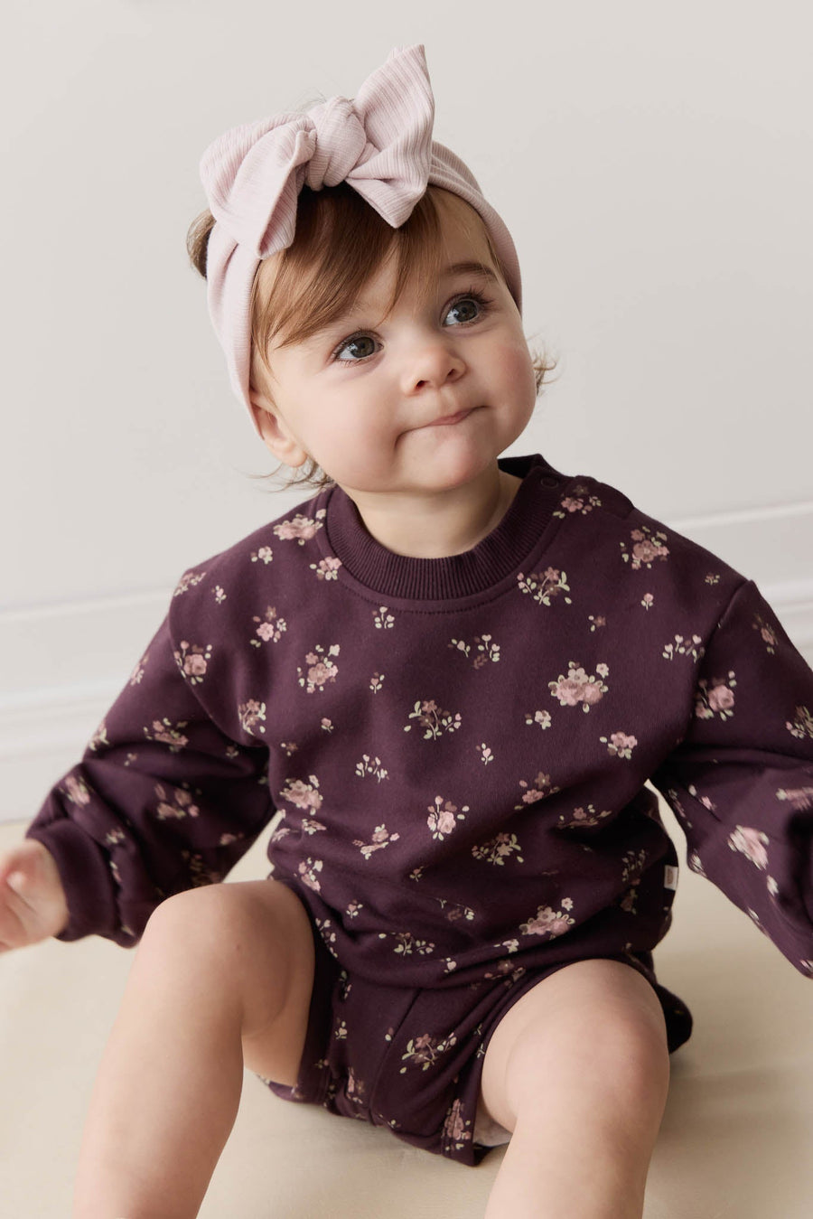 Organic Cotton Penny Sweat - Petite Fleur Childrens Sweatshirting from Jamie Kay USA