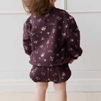 Organic Cotton Penny Sweat - Petite Fleur Childrens Sweatshirting from Jamie Kay USA