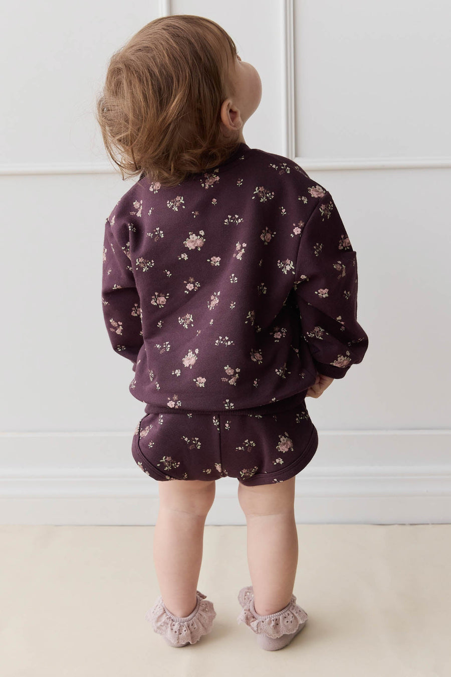 Organic Cotton Penny Sweat - Petite Fleur Childrens Sweatshirting from Jamie Kay USA