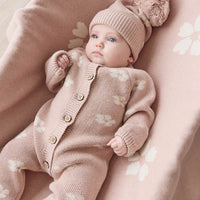 Camille Onepiece - Frankie Knit Rose Childrens Onepiece from Jamie Kay USA