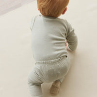 Organic Cotton Fernley Bodysuit - Fresh Apples Abbey Stone Childrens Bodysuit from Jamie Kay USA