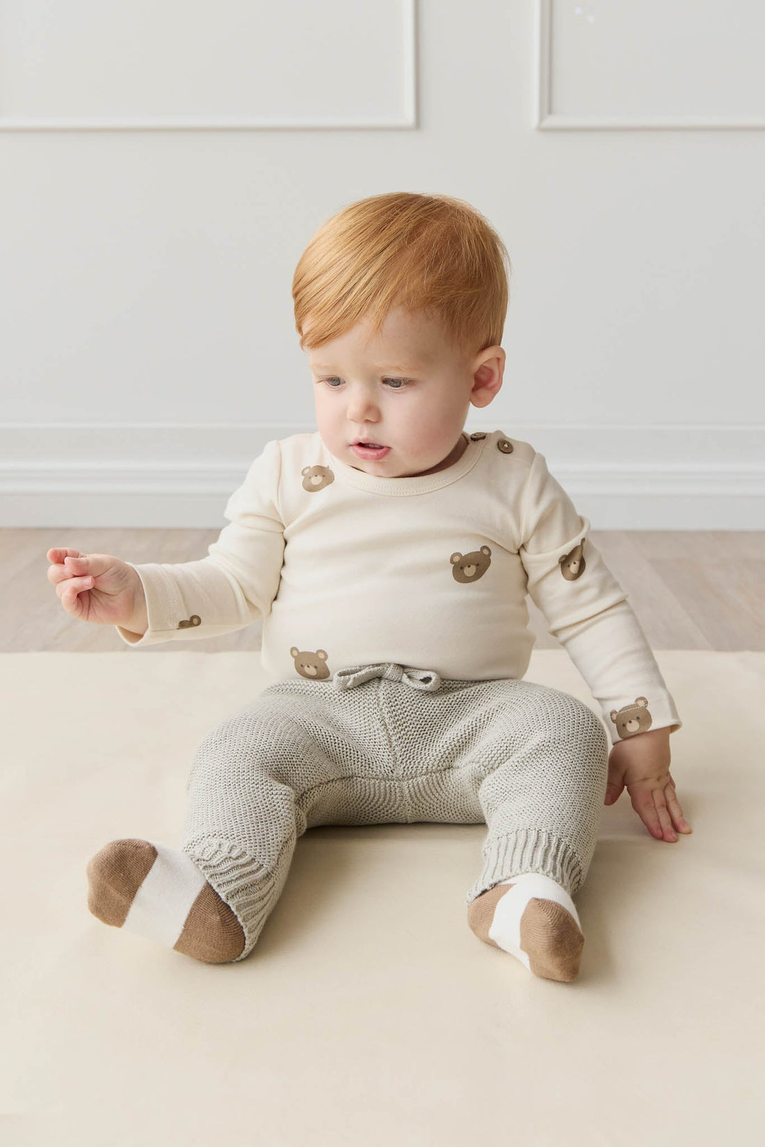 Ethan Pant - Moss Marle Childrens Pant from Jamie Kay USA