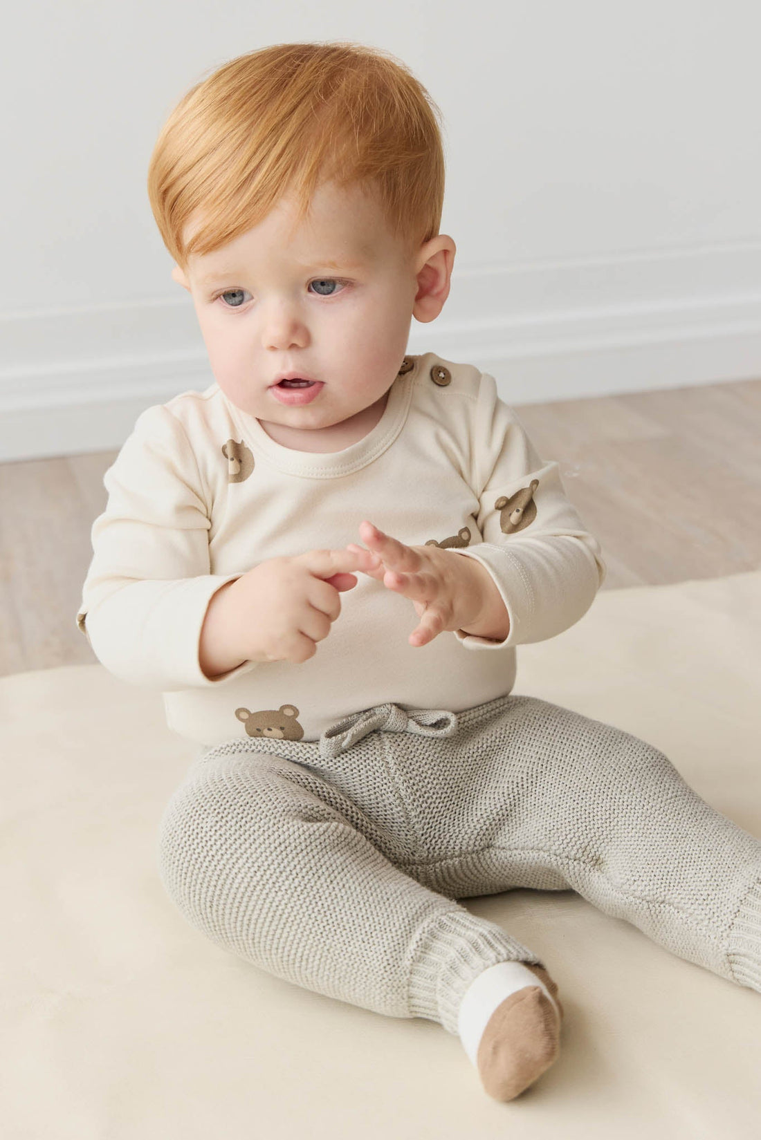 Ethan Pant - Moss Marle Childrens Pant from Jamie Kay USA