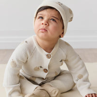 Marlow Onepiece - Jacquard Fresh Apple Tofu Childrens Onepiece from Jamie Kay USA