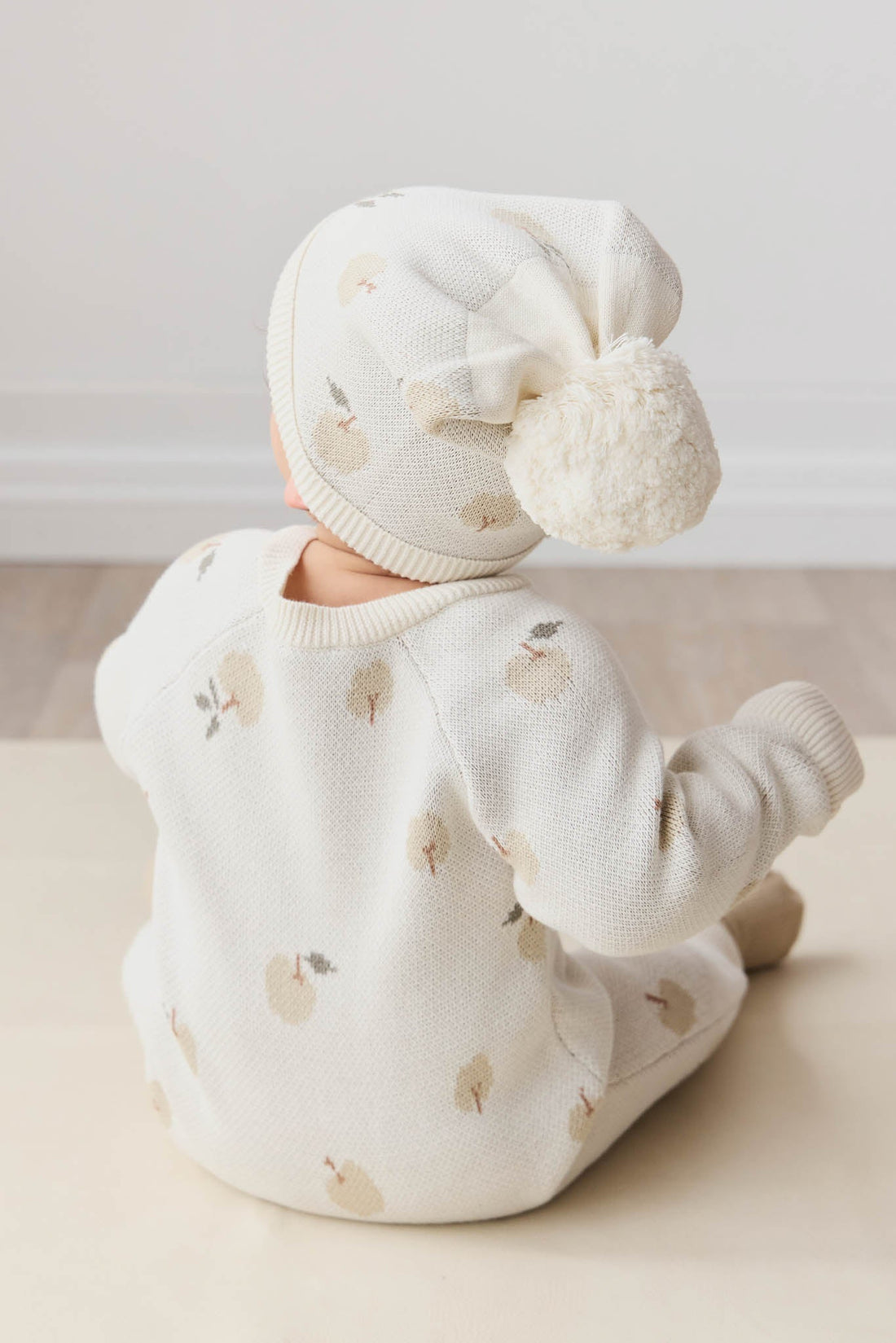 Marlow Onepiece - Jacquard Fresh Apple Tofu Childrens Onepiece from Jamie Kay USA