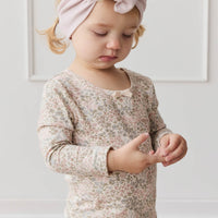 Organic Cotton Long Sleeve Top - April Glacier Childrens Top from Jamie Kay USA