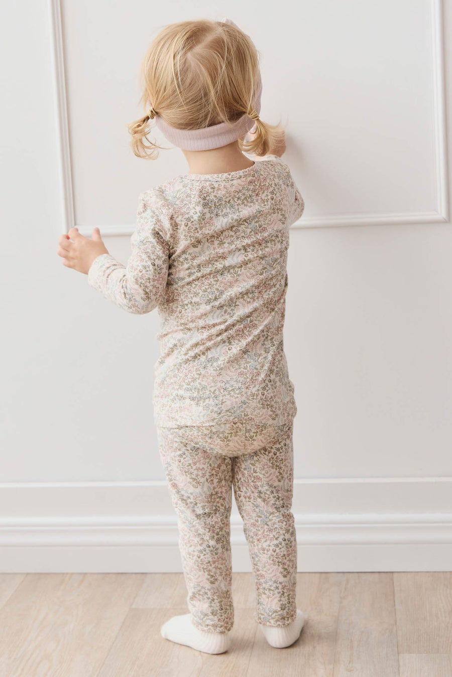 Organic Cotton Everyday Legging - April Glacier Childrens Legging from Jamie Kay USA