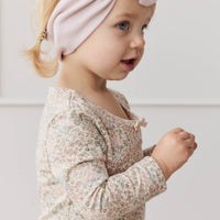 Organic Cotton Long Sleeve Top - April Glacier Childrens Top from Jamie Kay USA