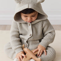 Bear Knit Onepiece - Moss Marle Childrens Onepiece from Jamie Kay USA