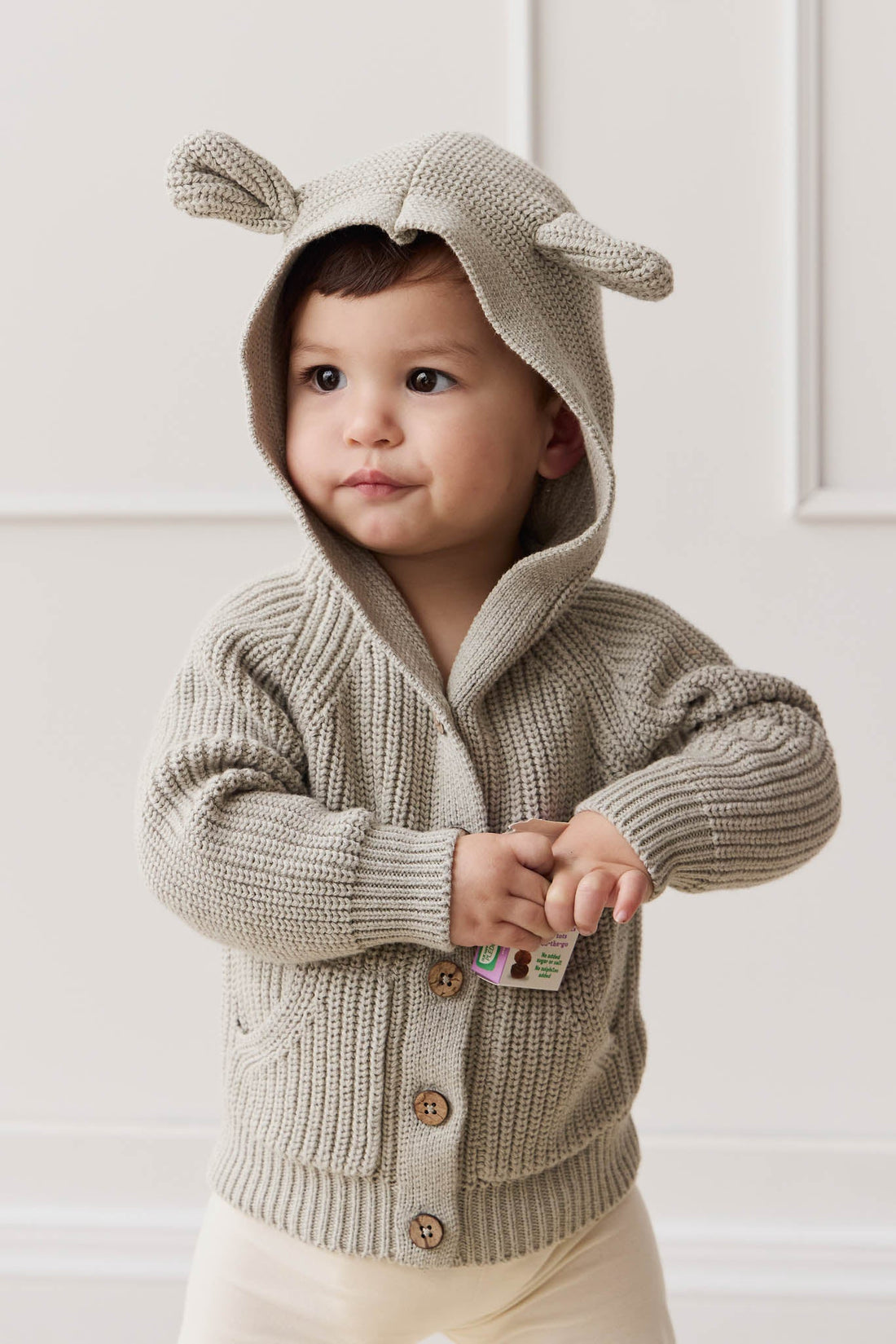 OG Bear Knit - Moss Marle Childrens Cardigan from Jamie Kay USA