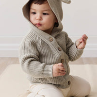 OG Bear Knit - Moss Marle Childrens Cardigan from Jamie Kay USA