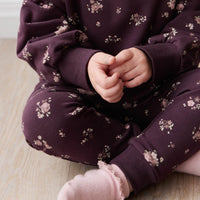 Organic Cotton Morgan Track Pant - Petite Fleur Childrens Pant from Jamie Kay USA