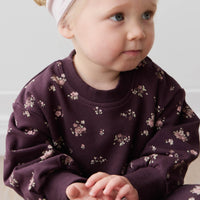 Organic Cotton Penny Sweat - Petite Fleur Childrens Sweatshirting from Jamie Kay USA