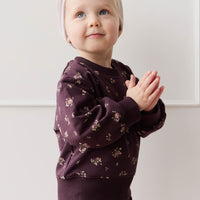 Organic Cotton Penny Sweat - Petite Fleur Childrens Sweatshirting from Jamie Kay USA