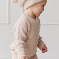 Aurelie Beanie - Blushed Fleck Childrens Beanie from Jamie Kay USA