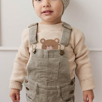 Leon Jumper - Oatmeal Marle Jacquard Bobbie Bear Childrens Jumper from Jamie Kay USA