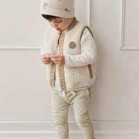 Organic Cotton Morgan Track Pant - Fresh Apples Abbey Medium Childrens Pant from Jamie Kay USA