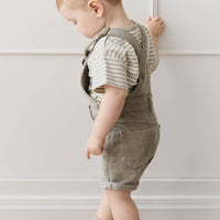 Chase Short Cord Overall - Moss Childrens Overall from Jamie Kay USA