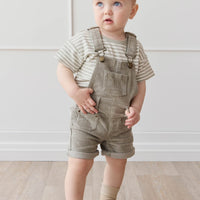 Chase Short Cord Overall - Moss Childrens Overall from Jamie Kay USA