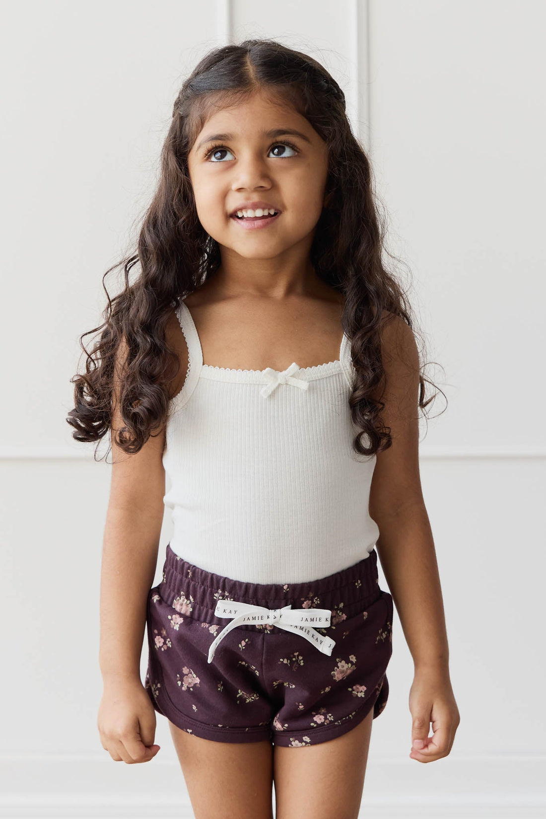 Organic Cotton Ivy Shortie - Petite Fleur Childrens Short from Jamie Kay USA