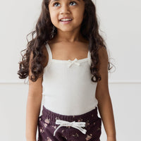 Organic Cotton Ivy Shortie - Petite Fleur Childrens Short from Jamie Kay USA