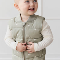 Taylor Vest - Fresh Apples Abbey Stone Childrens Vest from Jamie Kay USA