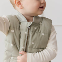 Taylor Vest - Fresh Apples Abbey Stone Childrens Vest from Jamie Kay USA