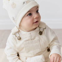 Ethan Hat - Jacquard Fresh Apple Tofu Childrens Hat from Jamie Kay USA