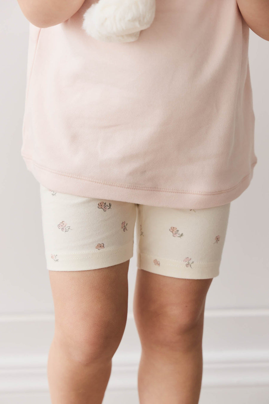 Organic Cotton Everyday Bike Short - Meredith Egret Childrens Short from Jamie Kay USA